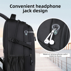 <span class=keywords><strong>Mochila</strong></span> para Portátil 2026, Diseño Clásico y Simple, Impermeable, de Alta Densidad, Elegante y Resistente, para Viajes - Product Image 4