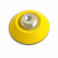 2 Inch Hook and Loop Backing Pad 50mm PU Backing Plate M6 Thread for Rotary Tool Sanding Polishing Disc Holder