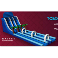 Grand toboggan d'eau gonflable d'extérieur, glissière de ville à vendre, offre spéciale