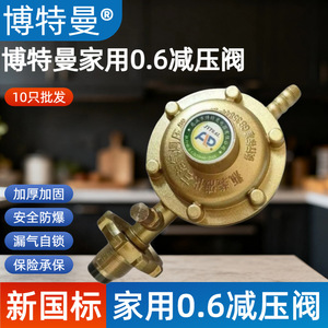 Vanne de réduction de pression Botman 1/2 pouce pour gaz liquéfié, usage domestique et cuisine - Product Image 2