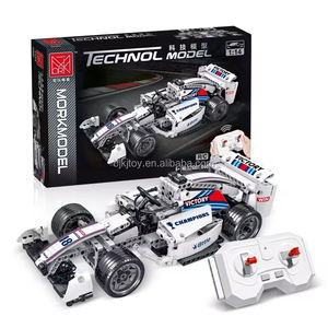 Mork Technical Series 656 Uds <span class=keywords><strong>Rc</strong></span> Car <span class=keywords><strong>1</strong></span>/14 F1 Control remoto modelo de coche de <span class=keywords><strong>carreras</strong></span> Diy bloques de construcción ladrillos juegos de juguetes para niños - Product Image 1