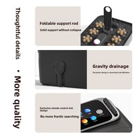 Appareil de massage des pieds portable, seau de trempage à bulles pliable, machine de massage des pieds électrique automatique