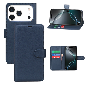 جراب محفظة هاتف محمول من الجلد الصناعي بنمط عصري عالي الجودة لهاتف <span class=keywords><strong>iphone</strong></span> 17 سلسلة مع رصيد - Product Image 1