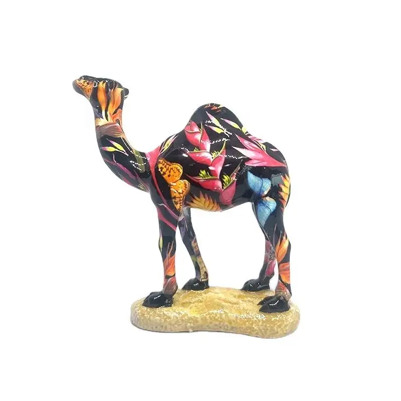 Fournitures d'art en résine Terre Sainte Jérusalem Souvenirs Sculptures Décoration de la maison Camel Miniature