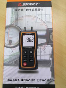 SNDWAYポータブルLCDディスプレイデジタル差圧計空気圧ゲージメーター - Product Image 6