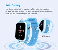 Reloj inteligente OEM para niños, servicio personalizado, GPS, videollamada, tarjeta SIM, compatible con pedidos a granel, precio al por mayor