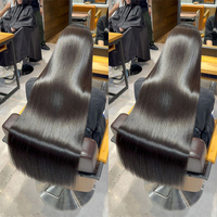 YWhair Perruque Lace Frontale 13x4 Sans Colle, Cheveux Humains Brésiliens Bruts, Perruque Lace Front en Cheveux Vierges avec Cuticules Alignées, Perruque Ultra-Lisse