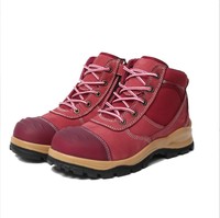 Bottes de sécurité bottes longues à bout en acier fabricants de chaussures de sécurité chaussures de sécurité d'extérieur en cuir suédé