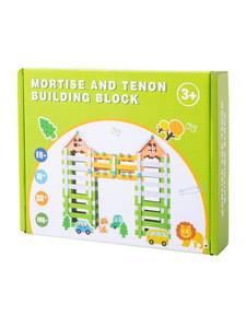 Unisex Wooden Mortise Tenon Wood Building Block Sets Early Education Architects Children DIY For Kids Space Imagination Toys - Product Image 6