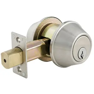 201/304 Ansi Mỹ Lớp 1/2/3 Khóa Cửa Khóa Hợp Kim Kẽm Đồng Thau Xi Lanh Deadbolt Khóa Cửa - Product Image 1