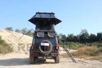 Tente de toit 4x4 à une chambre, modèle australien très populaire, avec échelle élargie de 2,3 m, pour camping 4 saisons, compatible neige, en alliage d'aluminium, structure alvéolée et tissu Oxford