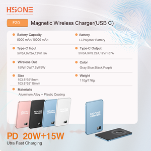 Power Bank Magnetico, Caricabatterie Wireless Magnetico da 10000mAh, <span class=keywords><strong>Ricarica</strong></span> Rapida da 15W 20W, Pacco Batteria Mag-Safe - Product Image 6