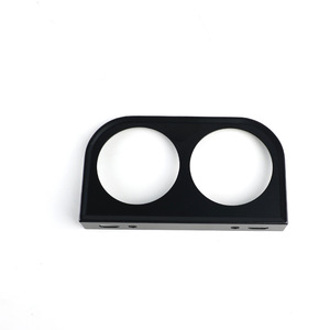 Getitall 2 Hole Instrument Panel Mounting <b>Bracket</b> 52mm Dual Hole Steel Base For Car Modification - Product Image 4