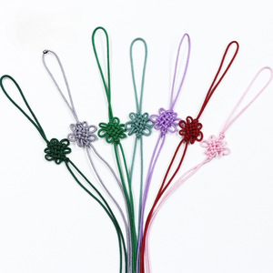 Chinese Knot <b>Bookmarks</b> Nylon Thread Mixed Colors Double Heart Pendant Decorative Accessories For Gift Or Decoration - Product Image 2
