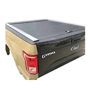 Untuk Ranger Mobil Roll Up Pickup Truk Bed Cover F150 F250 F350 F450 F550 F650 F750 Aliuminu Paduan Cover Tonneau