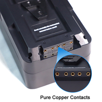 Batterie lithium rechargeable TPF V-Mount/V-Lock 14,8 V 148 Wh pour caméscopes, ordinateurs portables et jeux vidéo
