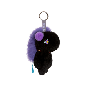 Llaveros de peluche de caballo de dibujos animados al por mayor, decoraciones para bolsos, regalos de mascota, llavero de peluche de caballo rojo - Product Image 2