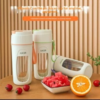 Cangkir Jus Portabel, Viral di Internet, untuk Rumah Tangga & Luar Ruangan, Pengisian Daya Nirkabel, Mini Juicer Buah & Sayur, Dilengkapi Pengisi Daya