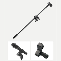 Bras de support de Microphone réglable et rotatif à 360 degrés, avec accessoire