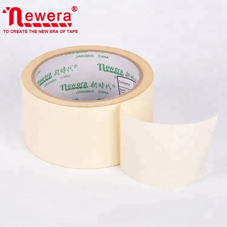 Cinta adhesiva de papel crepé para pintura automotriz, resistente a altas temperaturas, fabricante de cinta adhesiva