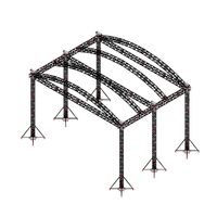 Sistema de Estructura de Escenario de Alta Gama, Personalizable, Resistente, de Aluminio, para Conciertos, Eventos y Espectáculos