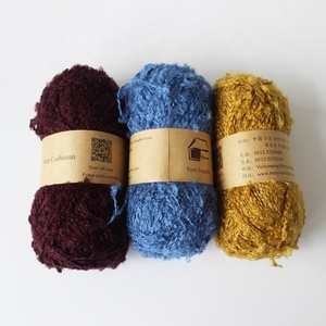 Fil de fantaisie 2020 acrylique à grande boucle, <span class=keywords><strong>pour</strong></span> tricot à la main au <span class=keywords><strong>crochet</strong></span>, <span class=keywords><strong>meilleure</strong></span> vente 100% - Product Image 2