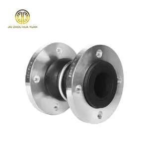 China Supplier Flexible Double Sphere Rubber Expansion Joint With Flange Ends Rubber Expansion Joint Rubber Flexible Joint price