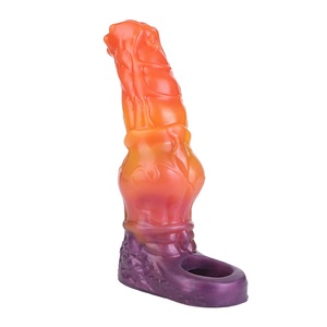 YOCY Funda de pene de fantasía de 6 pulgadas, consolador hueco con forma de caballo, condón reutilizable, juguete sexual para parejas, agrandamiento del pene, retardo de la eyaculación, juguetes sexuales - Product Image 3