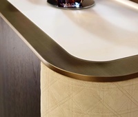Buffet de style moderne en bois, meuble de cuisine, style villa italienne, luxe léger, haut de gamme, pour restaurant