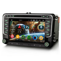 Erisin ES6735VN Unit utama Android 14, Head Unit untuk Volkswagen Carplay mendukung sistem GPS garansi 1 tahun OBD2 Amplifier RGB