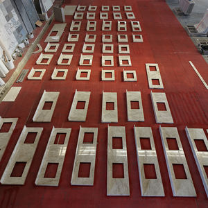 Dalles de pierre naturelle brésilienne GOLDTOP Modern Brazil, quartzite Taj Mahal poli, grandes dalles pour plans de toilette de hôtel et villa. - Product Image 2