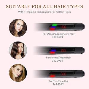 Plancha de pelo 2 en 1 de bajo <span class=keywords><strong>precio</strong></span> al por mayor, plancha rizadora, plancha de pelo especial para <span class=keywords><strong>peluquería</strong></span> - Product Image 3