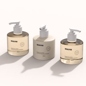 Bouteille vide de <span class=keywords><strong>shampoing</strong></span> de haute qualité 300 ml, contenant pour nettoyant visage, vente en gros, flacons cylindriques en plastique pour lotion avec bouchon à vis et tamis - Product Image 5