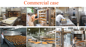 Horno de Panadería a Gas de Acero Inoxidable 2025 con Control de Temperatura, 4 Niveles, 16 Bandejas para Hornear Pan, Productos Lácteos, Maíz y Leche - Product Image 6