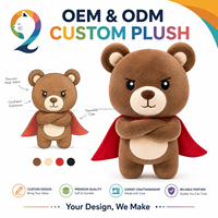 Jouets en peluche personnalisés, mascotte animale de dessin animé, peluche mignonne kawaii, animaux en peluche