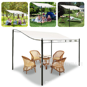 เต็นท์กันสาดกลางแจ้ง ผ้ากันน้ำ กันแดด โครงเหล็ก สำหรับลานบ้าน สวน - Product Image 5
