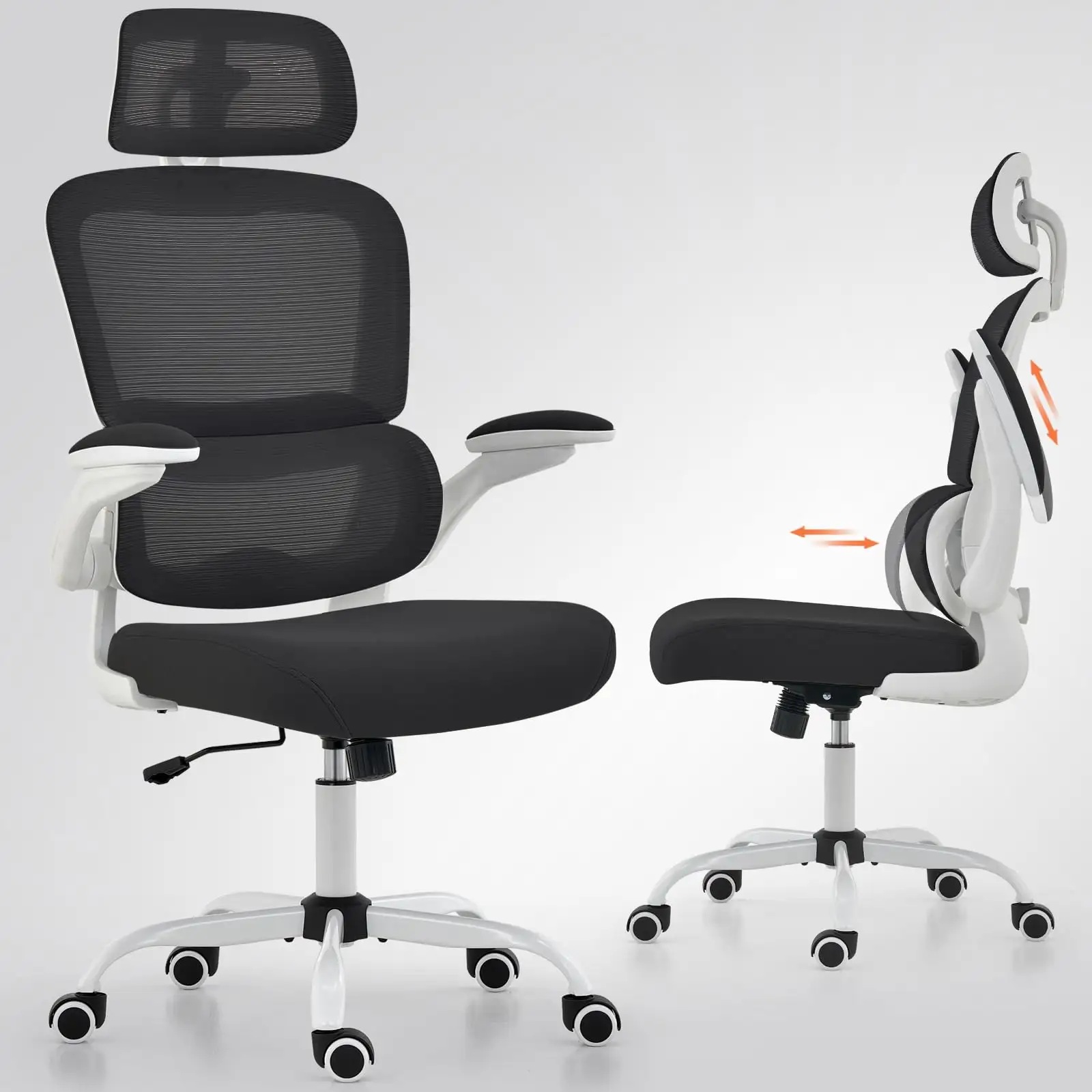 Опора для поясницы, современное вращающееся кресло высокого качества, эргономичное Сетчатое офисное кресло для офиса