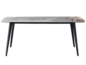 Wholesale Grey Sintered Stone <b>Table</b> Top with Aluminum Alloy <b>Edge</b> – Durable & Scratch Resistant - Product Image 4
