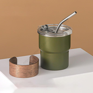 Vente en gros DD1872 – Mini tasse isotherme personnalisée de 300 ml en acier inoxydable pour expresso, camping, barbecue, petit gobelet - Product Image 5