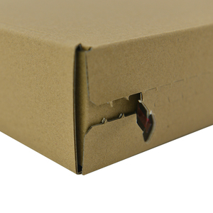 กล่องไปรษณีย์กระดาษคราฟท์ลูกฟูกแบบมีซิปฉีกได้สำหรับส่งเครื่องสำอางและน้ำหอม พร้อมแผ่นกระดาษกั้นภายใน - Product Image 2