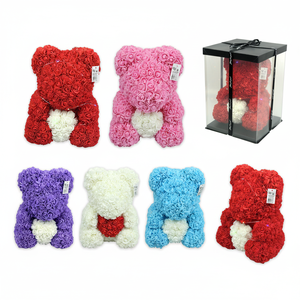 Oso de San Valentín de 14 \ "de colores surtidos con corazón 6PCS/CS para suministros para el Día de San Valentín - Product Image 2