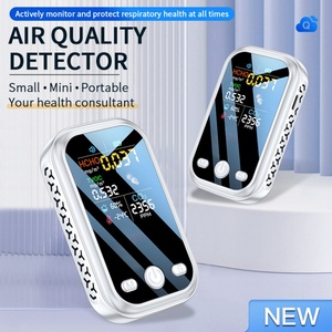 Détecteur portable de CO2 et de formaldéhyde en PU écologique, avec surveillance de la température et de l'humidité intérieures - CL388 - Product Image 2