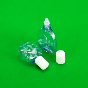 Muitas fábricas de estoque vendem frascos de colírio de plástico PE frasco conta-gotas de óleo essencial vazio de plástico