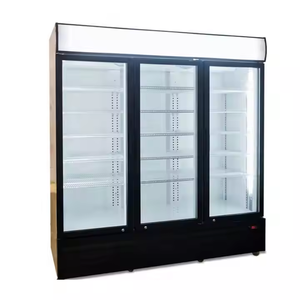 Enfriador de exhibición de bebidas comercial Puerta de vidrio vertical Refrigerador de cerveza y <span class=keywords><strong>soda</strong></span> Compresor de luz LED Característica Vitrina de refrigeración - Product Image 5