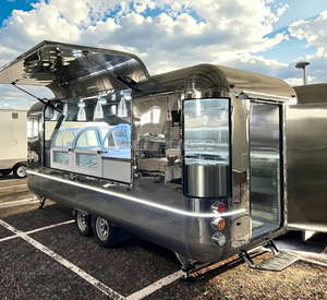 Remolque de café, Restaurante de pizza, Remolque de hot dogs y helados, Carrito de pizza, Remolque de comida móvil con cocina para papas fritas, Camioneta de comida móvil con café - Product Image 3