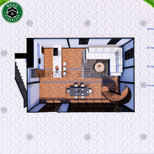 Conteneur de luxe LCL 20 pieds, maison mobile démontable, mini-maison, dortoir, bureau préfabriqué portable - Product Image 4