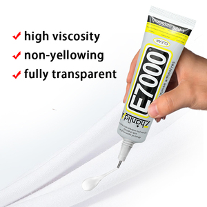 Colle liquide transparente Zhanlida E7000 110ml, 10 pièces, viscosité moyenne, pour tissu, bijoux, réparation de diamants, bricolage - Product Image 5