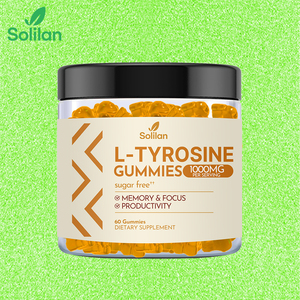 Gummies de <span class=keywords><strong>L</strong></span>-<span class=keywords><strong>Tyrosine</strong></span> 1000MG - Suppléments de vitamines et de minéraux mélangés pour la santé des adultes, qualité alimentaire, concentration et mémoire cérébrales - Product Image 1