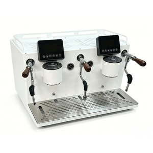 Macchina per Caffè Espresso Bianca e Nera ad Alto Rapporto Qualità-Prezzo, Doppio Gruppo, Multi-Boiler - Product Image 1