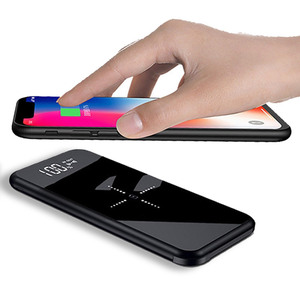 Banque De Puissance Mobile personnalisée Chargeurs De Charge Batterie Avec <span class=keywords><strong>C</strong></span>âble, Recharge Sans Fil Chargeur Mobile de Banque De Puissance Portable 10000Mah - Product Image 2